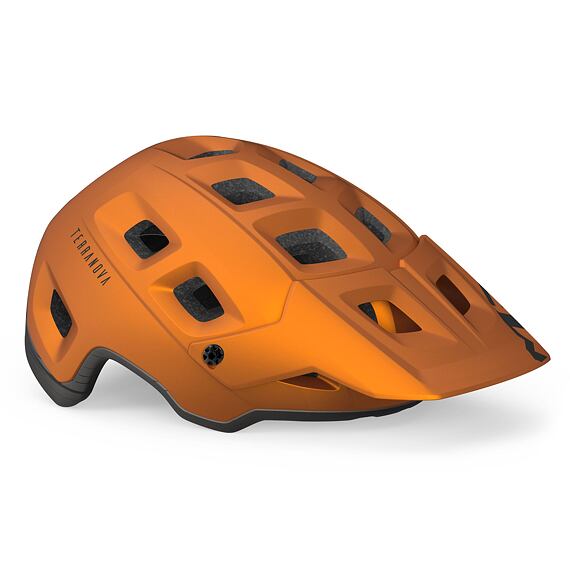 MET helmet TERRANOVA MIPS orange titanium metalic -58/61